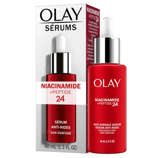 Olay Niacinamide + Peptide 24 Anti-Wrinkle Serum Fragrance Free- (40ml)