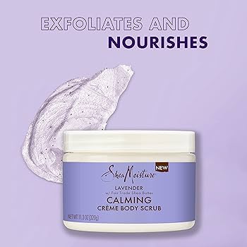 Shea Moisture Lavender Calming Body Scrub-(320g)