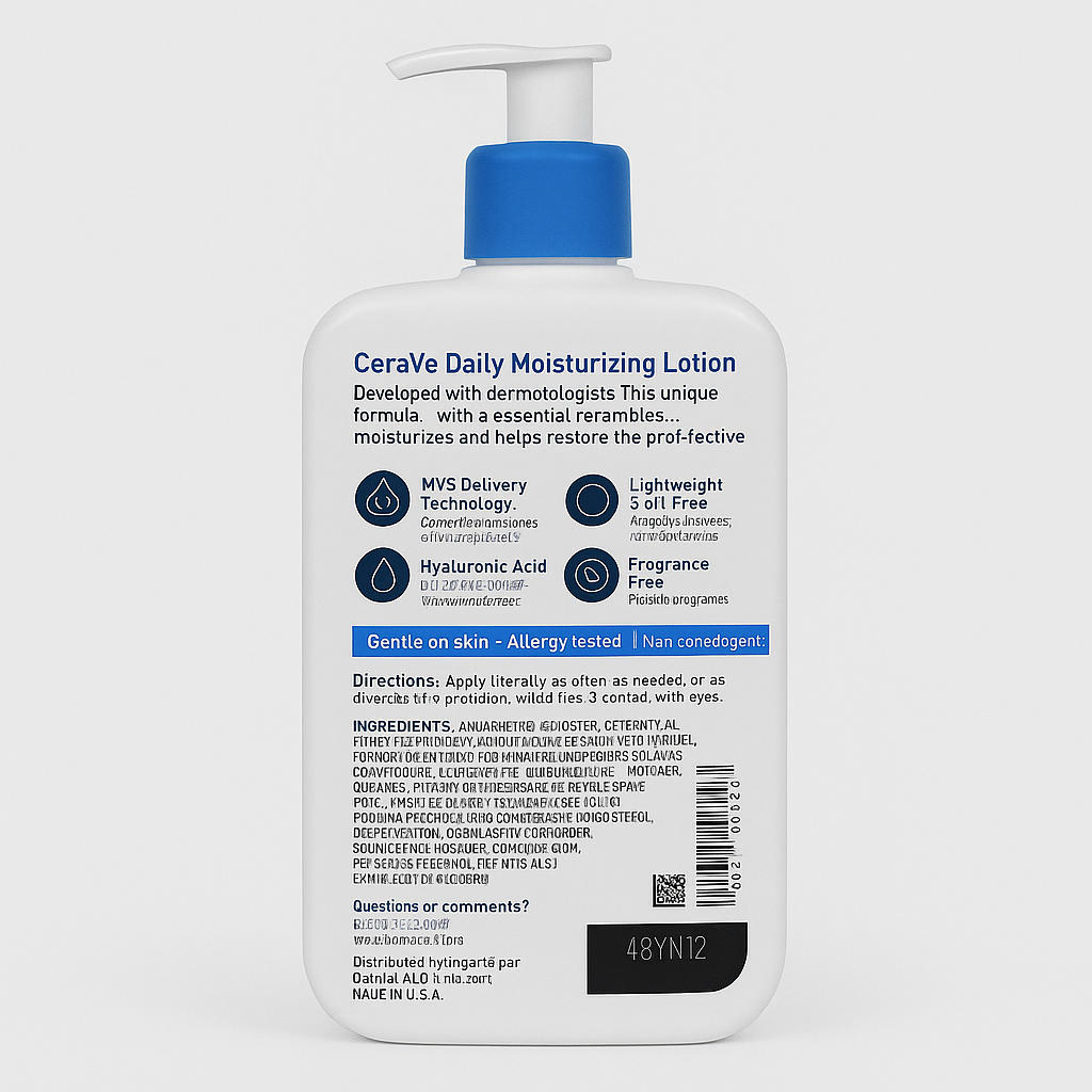 CeraVe Daily Moisturizing Lotion – (473 mL)
