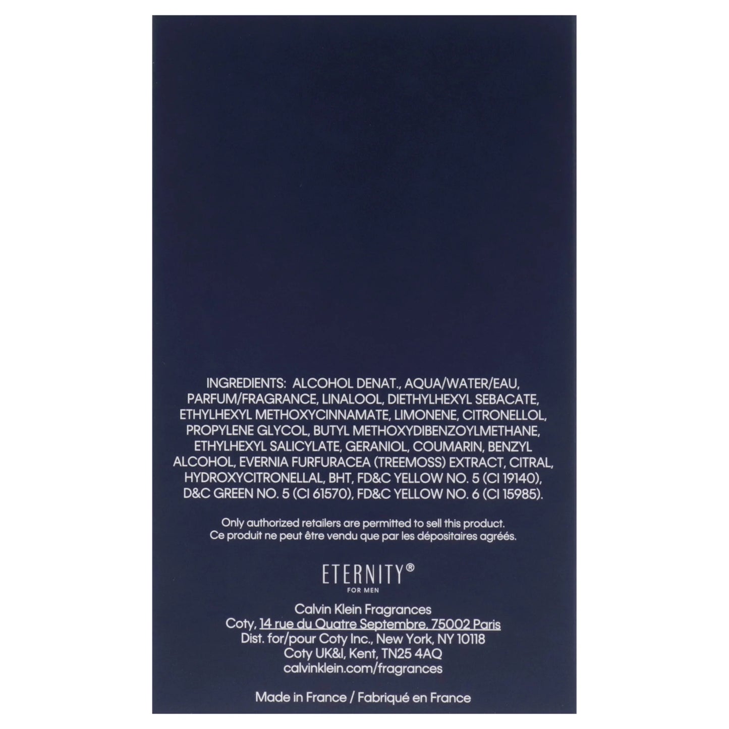 Calvin Klein Eternity for men After Shave 100ml