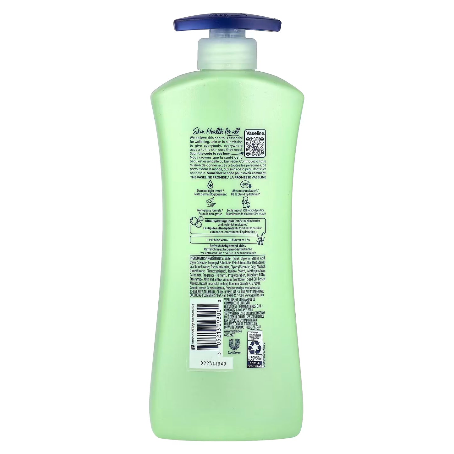 Vaseline Intensive Care Soothing Hydration Lotion-(600ml)