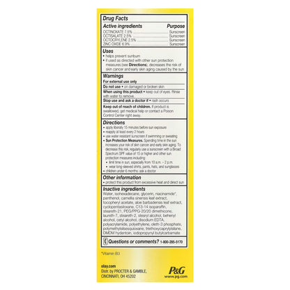 Olay Complete Daily Facial Moisturizer for Sensitive Skin SPF 30