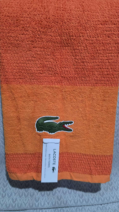 Lacoste Bath Towel Cotton 30 x 52 inches