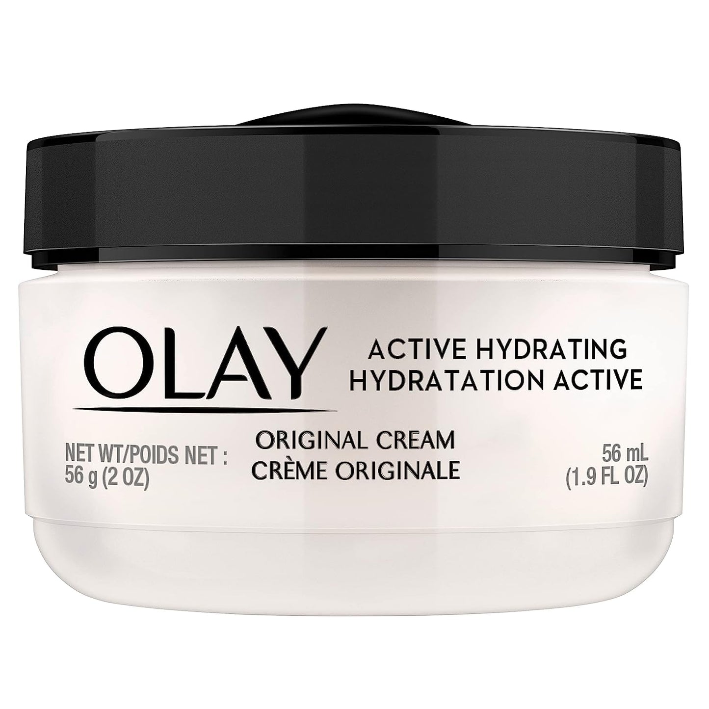Olay Crème Hydratantion Active pour le visage, 56 ml