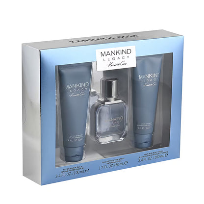Mankind Legacy by Kenneth Cole Fragrance for Men 3 Piece Gift Set