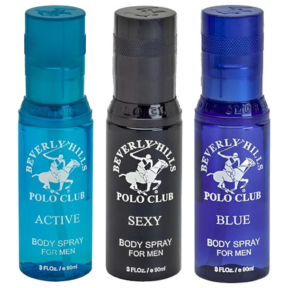 Beverly Hills Polo Club Men's Signature Body Spray Collection
