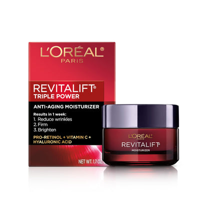 L'Oréal Paris Revitalift Triple Power Anti-Aging Face Moisturizer- (48g)