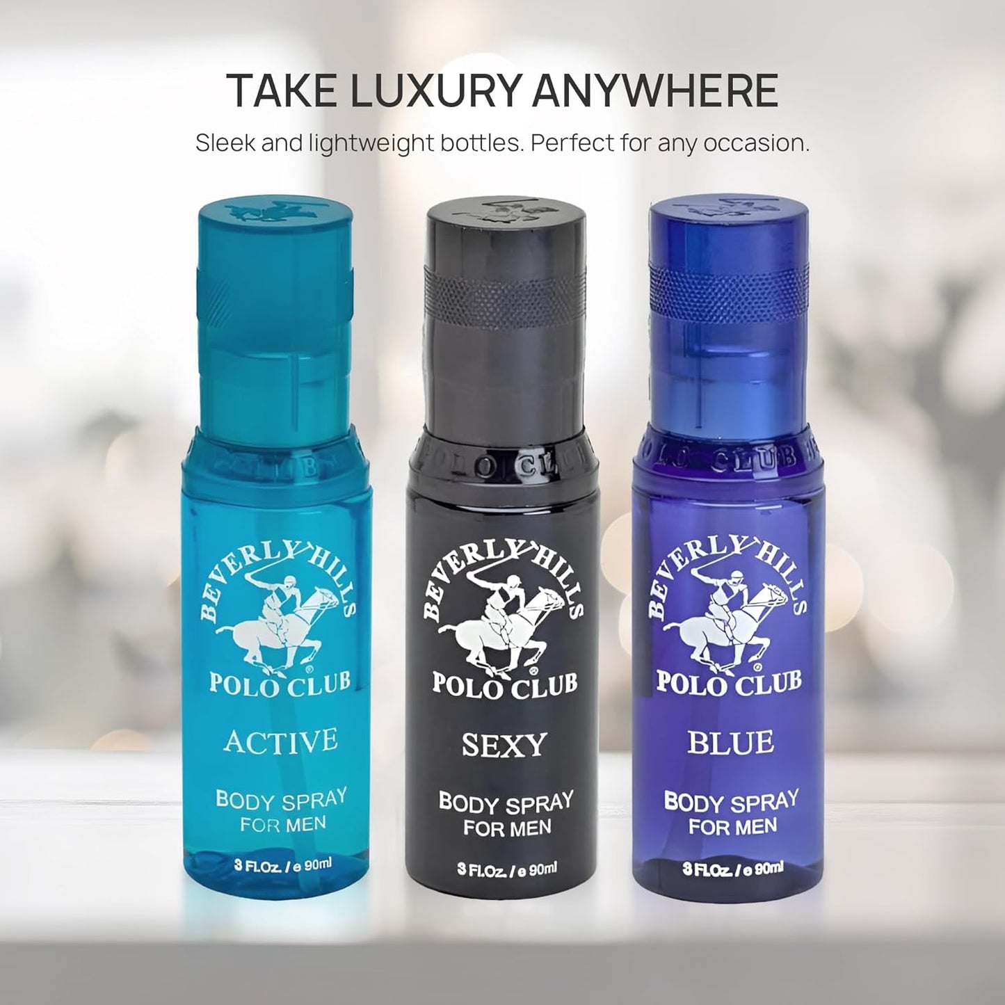 Beverly Hills Polo Club Men's Signature Body Spray Collection