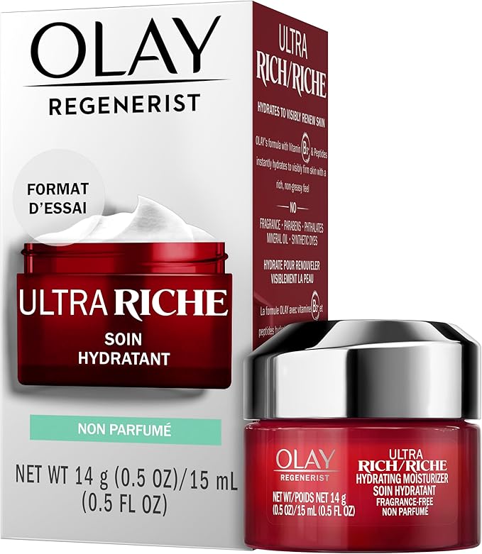 Olay Regenerist Ultra Rich Moisturizer (Fragrance-Free, 0.5 oz)
