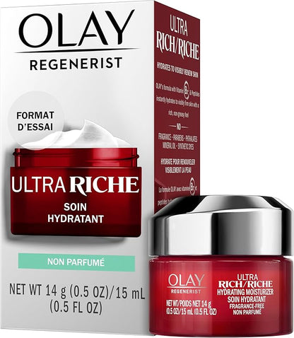 Olay Regenerist Ultra Rich Moisturizer (Fragrance-Free, 0.5 oz)