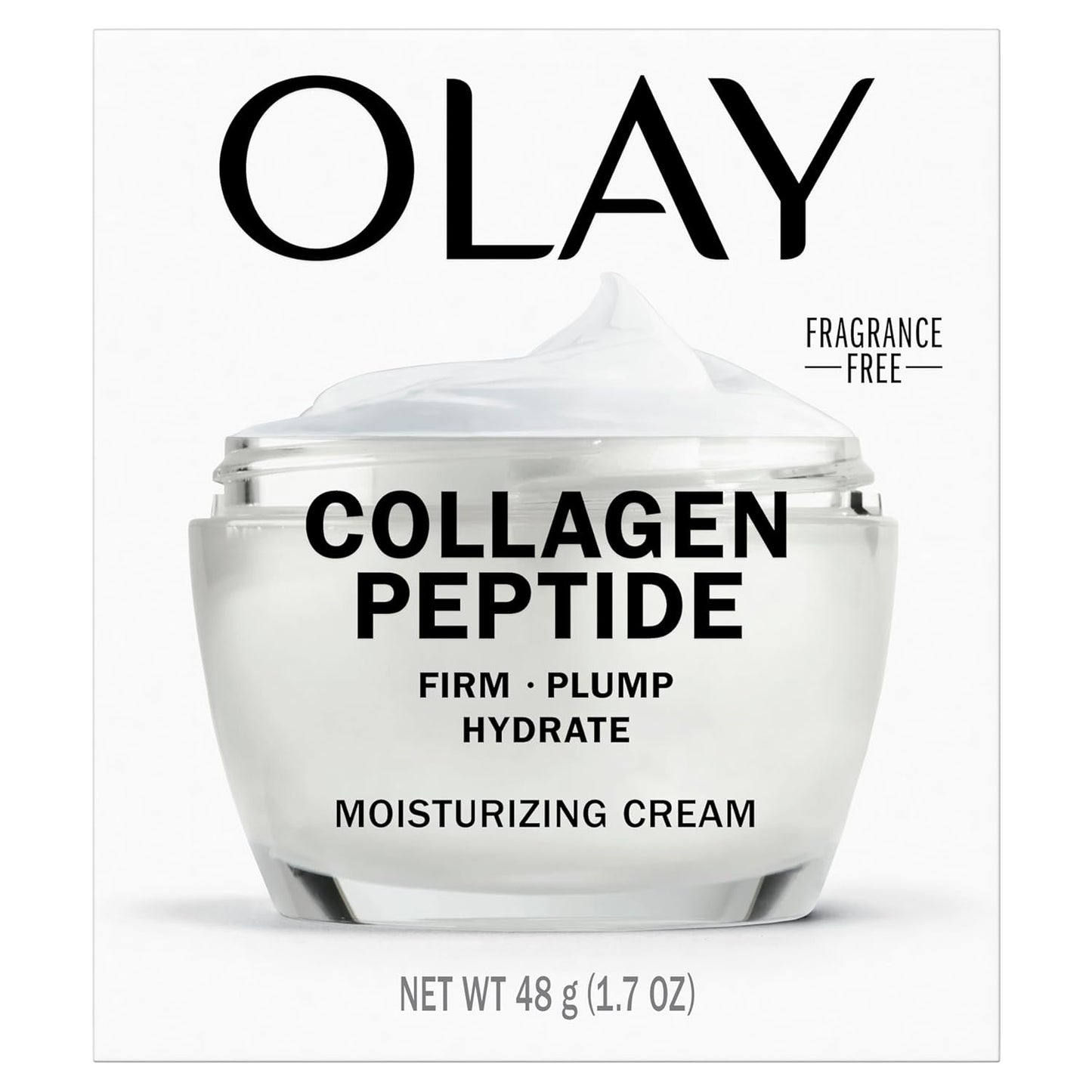 olay Collagen Peptide Firm Plump Hydrate Moisturizer cream -(48g)