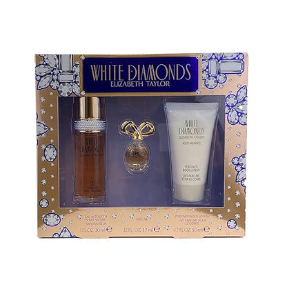 Elizabeth Taylor White Diamonds 3 Piece Gift set