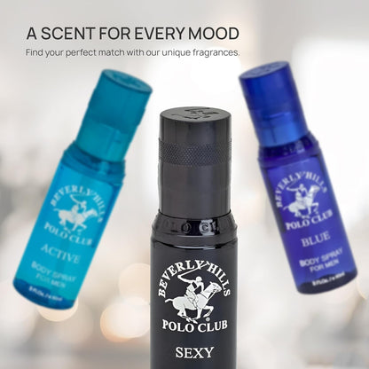 Beverly Hills Polo Club Men's Signature Body Spray Collection
