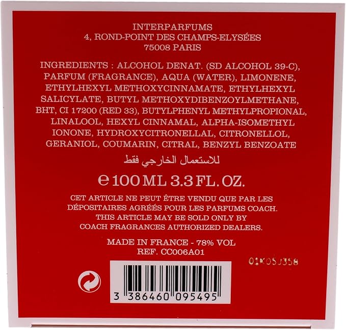 Coach Poppy Eau de Parfum  Women's Fragrance Floral Fruity 30ml