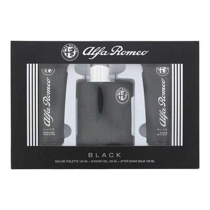 Black by Alfa Romeo for Men - 3 Pc Gift Set 100 ml