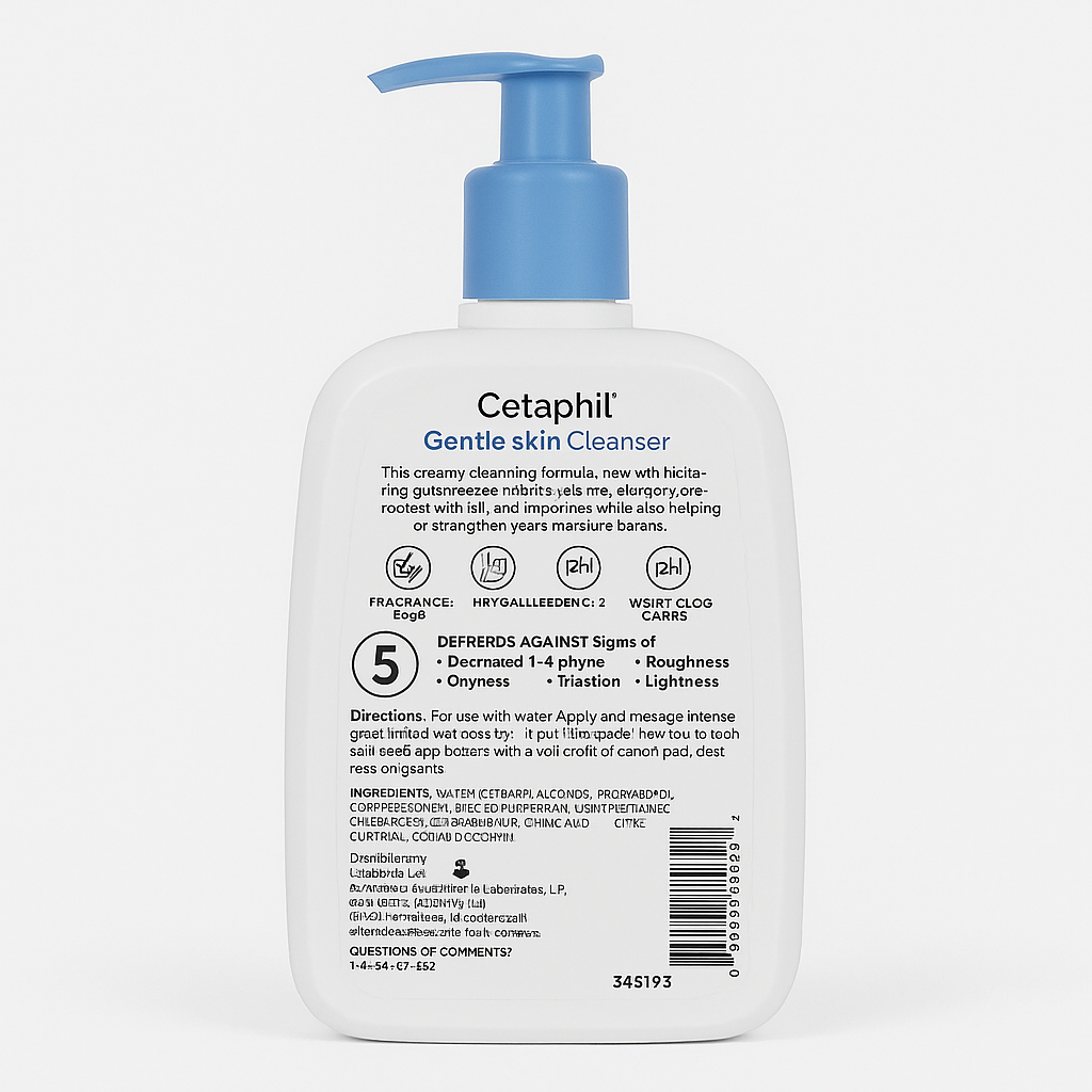Cetaphil Daily Facial Cleanser — Gentle Skin Cleanser — (473 mL / 16 fl oz)