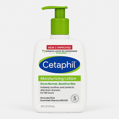 Cetaphil Moisturizing Lotion (Dry to Normal, Sensitive Skin)  473 mL