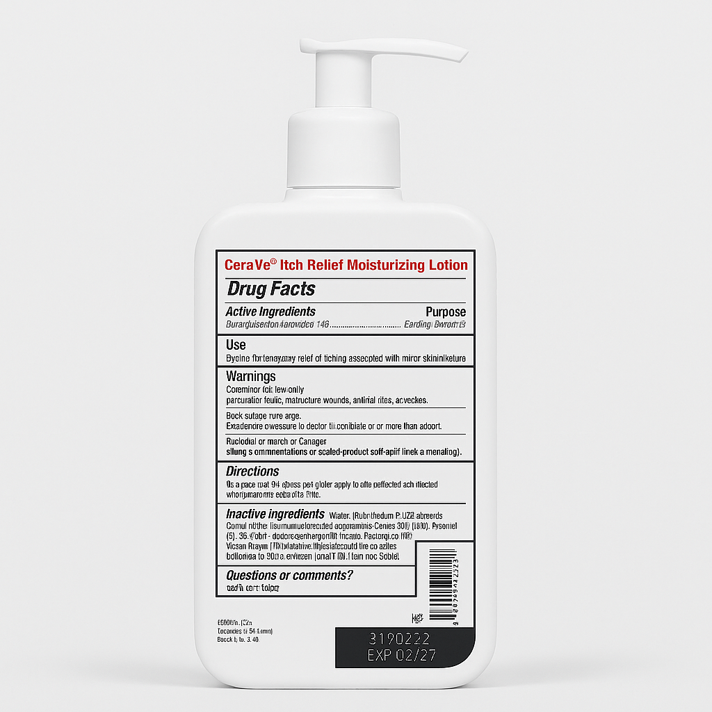 CeraVe Itch Relief Moisturizing Lotion