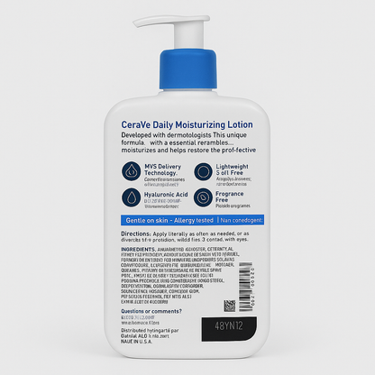 CeraVe Daily Moisturizing Lotion – (473 mL)