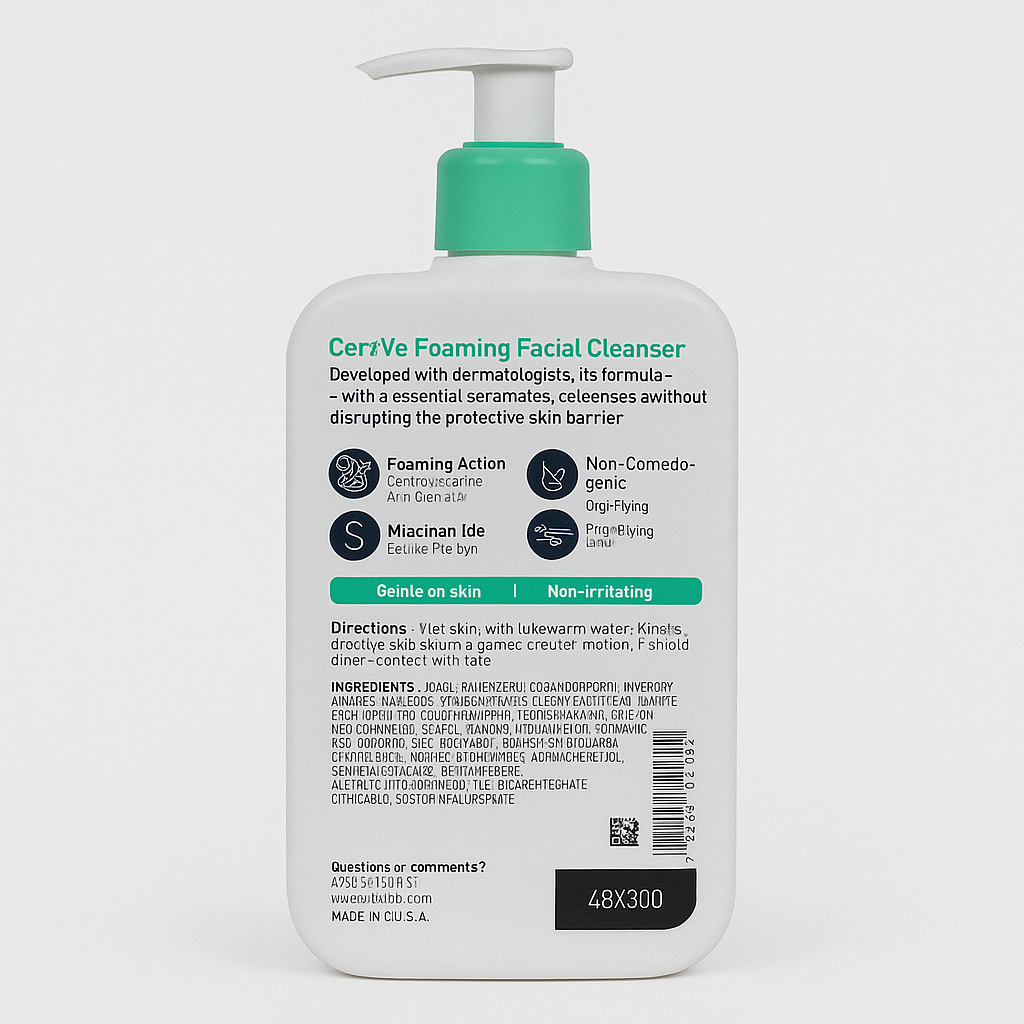 CeraVe Foaming Facial Cleanser – (473 mL)