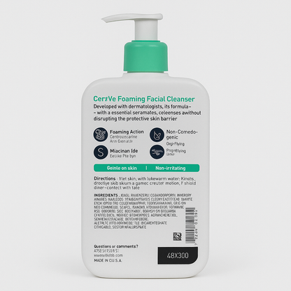 CeraVe Foaming Facial Cleanser – (473 mL)