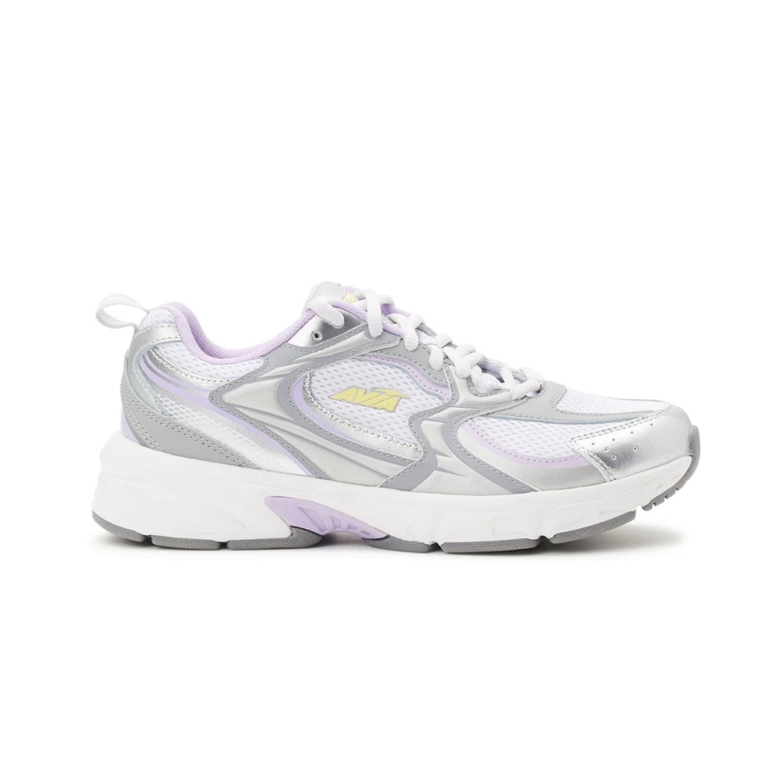 Avia 5000 Women's Purple White Lace-Up Performance Athletic Sneakers Shoes