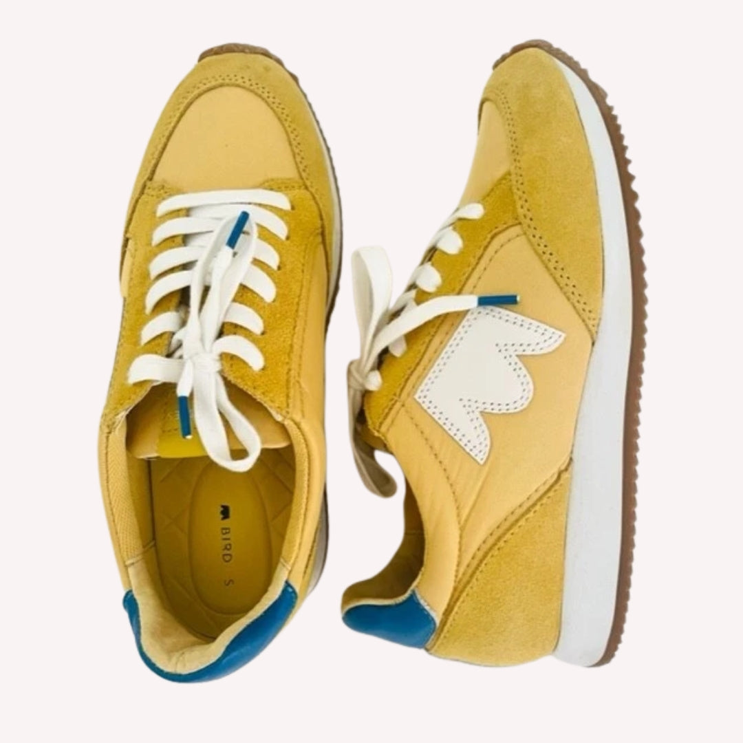 Birdies Roadrunner Citron Shoes Yellow Blue 7.5 Women's