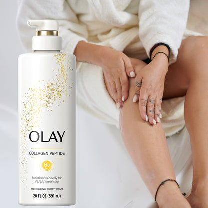 OLAY Collagen Peptide Hydrating Body Wash (591ml)