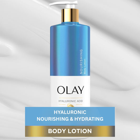 OLAY Hyaluronic Nourishing & Hydrating Body Lotion (502ml)