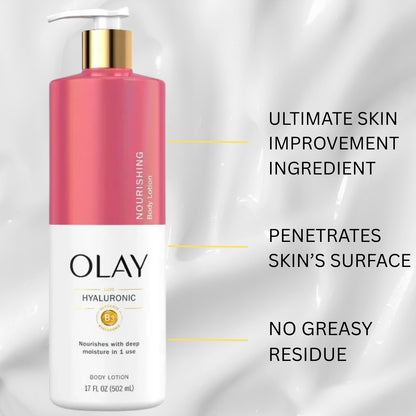 Olay Nourishing & Hydrating Body Lotion with Hyaluronic Acid -(150ml)