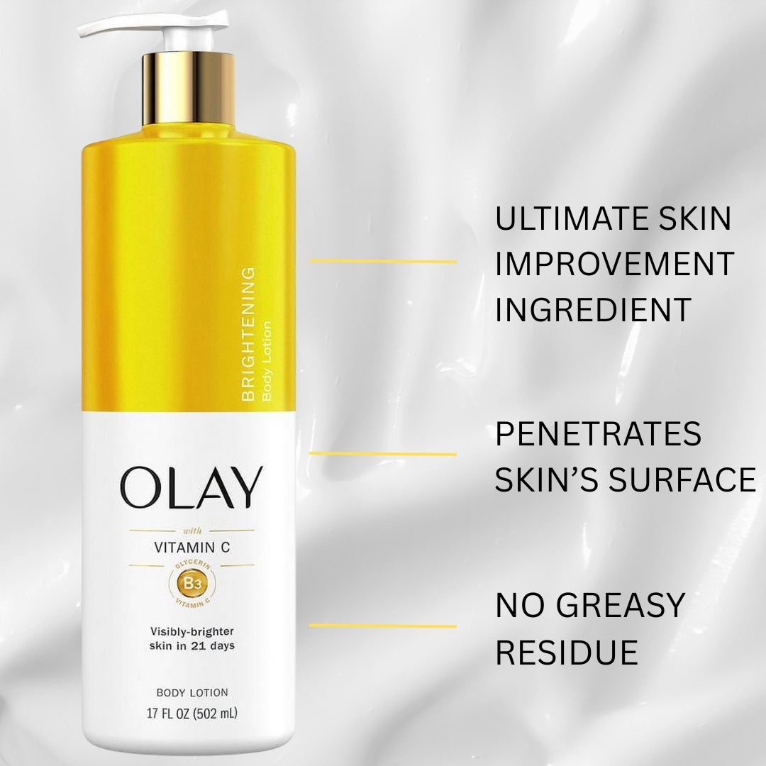 Olay Vitamin C  Brightening  Body Lotion-(502ml)