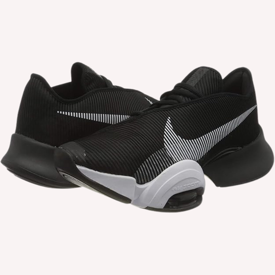 NIKE Men's Air Zoom Superrep 2 Soccer Shoe, Black White Black Men's