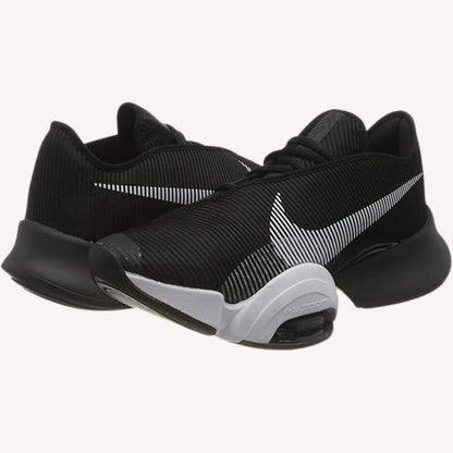 NIKE Men's Air Zoom Superrep 2 Soccer Shoe, Black White Black Men's