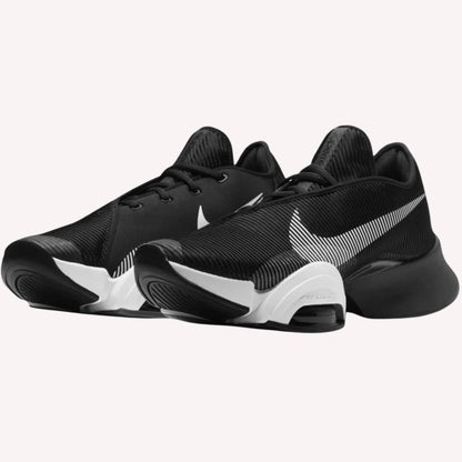 NIKE Men's Air Zoom Superrep 2 Soccer Shoe, Black White Black Men's