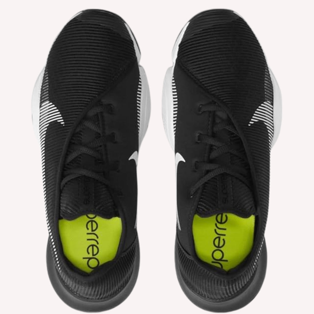 NIKE Men's Air Zoom Superrep 2 Soccer Shoe, Black White Black Men's