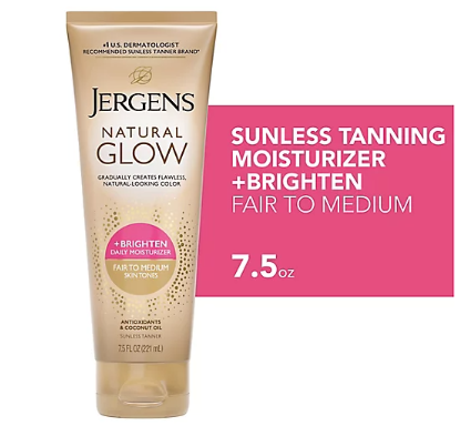 Jergens Natural Glow +Brighten Daily Moisturizer.(221ml)