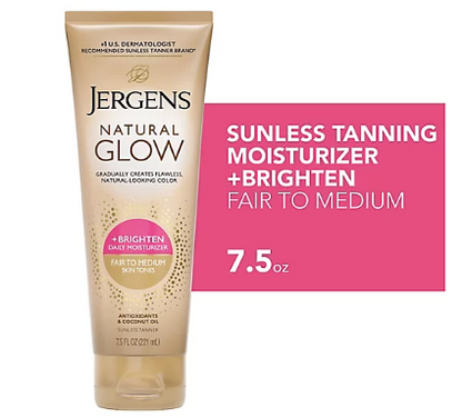 Jergens Natural Glow +Brighten Daily Moisturizer.(221ml)
