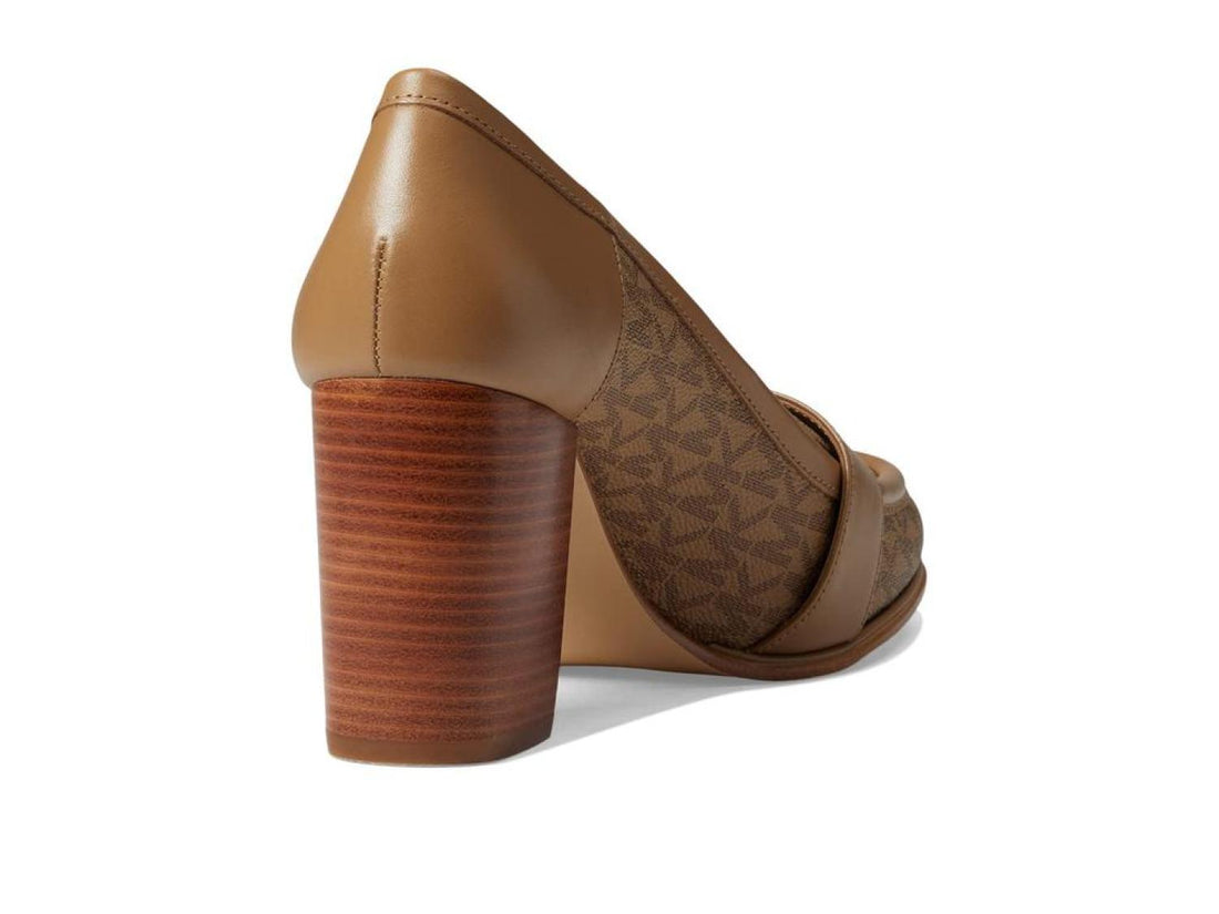 Michael Kors Padma Logo and Leather Loafer.Size 9.5