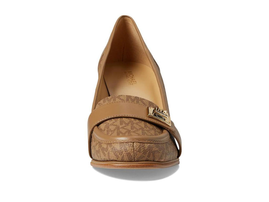 Michael Kors Padma Logo and Leather Loafer.Size 9.5