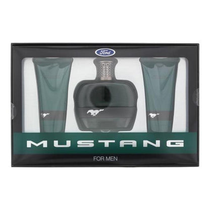 Mustang Men's 3-Pc. Ford Mustang Green Eau de Toilette Gift Set 100ml