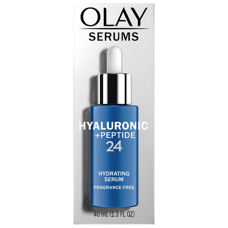 Olay Hyaluronic + Peptide 24 Hydrating Face Serum- (40ml)