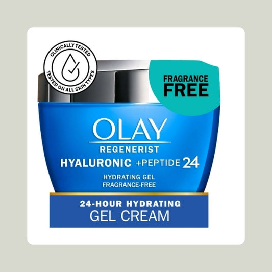 Olay Regenerist Hyaluronic +peptide 24 Hydrating gel fragrance free